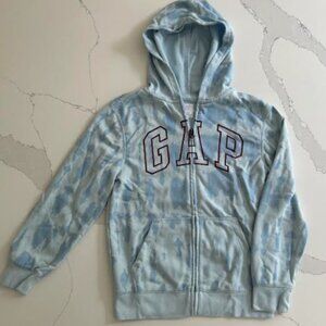 Kids size Large Gap hoodie and pant set Blue Tie- Dye